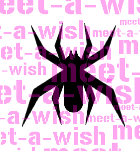 Spider3 Glitzertattoo und Airbrush Schablone - Spider