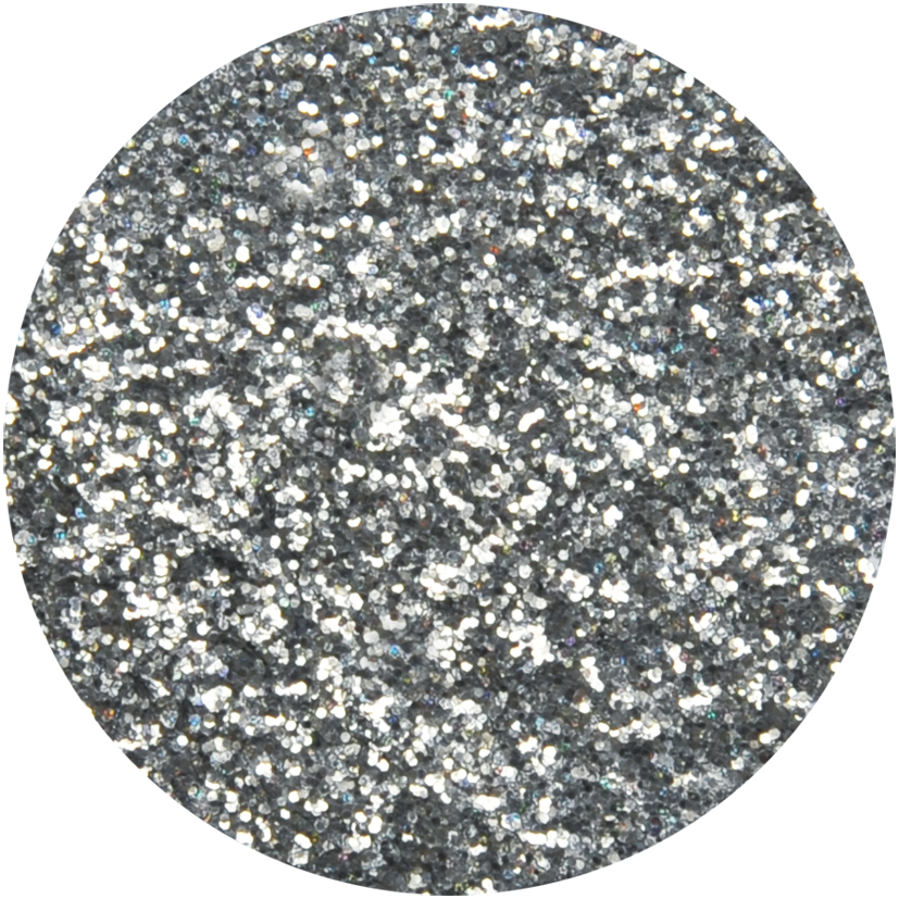 Bio Glitzer Silber Holo (mittel)