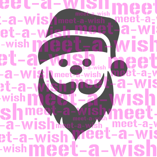 Weihnachtsmann Glitzertattoo und Airbrush Schablone - Weihnachtsmann