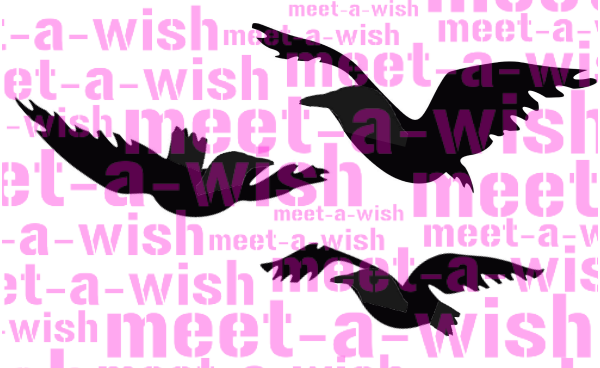 Raven Glitzertattoo und Airbrush Schablone - Raben