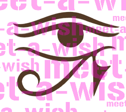 Auge Glitzertattoo und Airbrush Schablone - Udjat