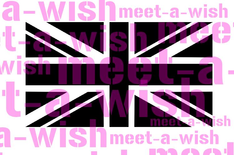 UnionJack Glitzertattoo und Airbrush Schablone - Union Jack