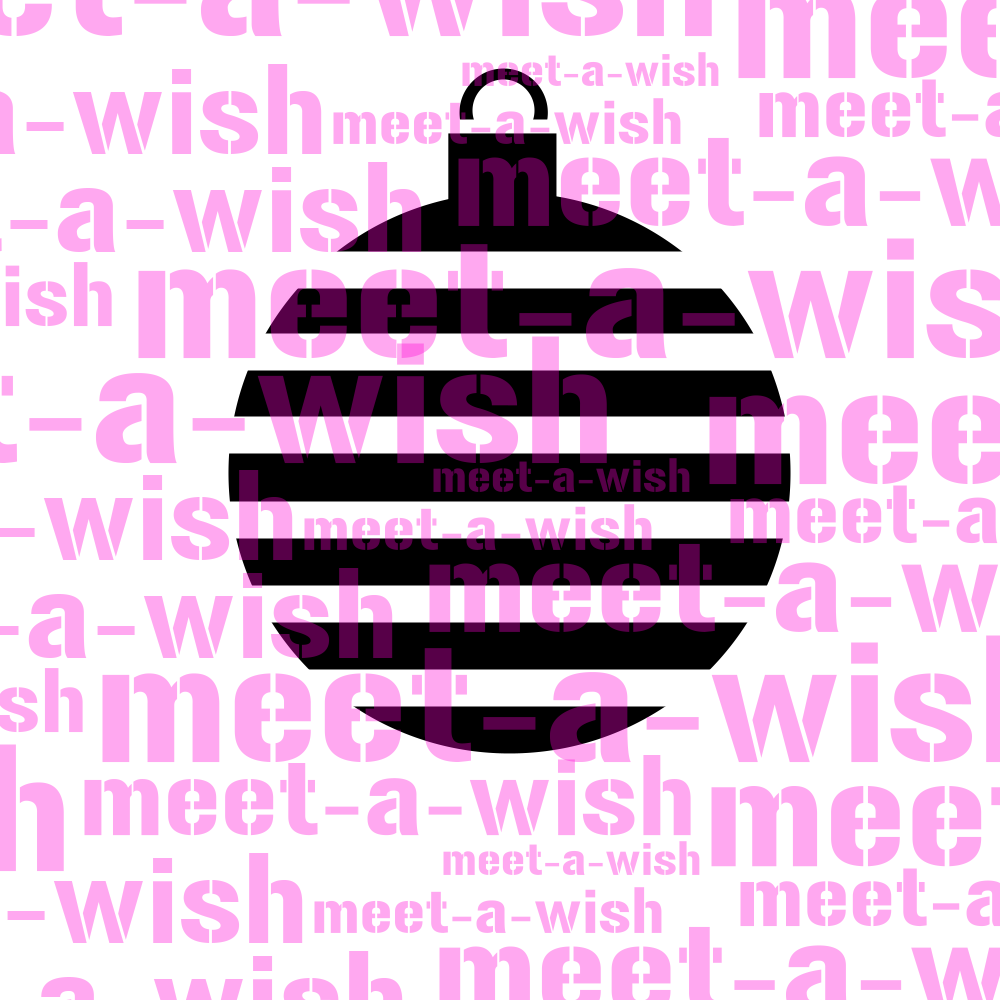 Weihnachtskugel Glitzertattoo und Airbrush Schablone - Weihnachtskugel