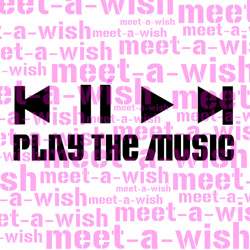 Play-the-Music Glitzertattoo und Airbrush Schablone - Play the music