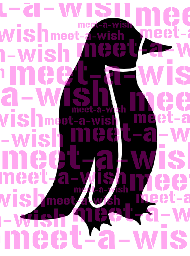 Pinguin Glitzertattoo und Airbrush Schablone - Pinguin