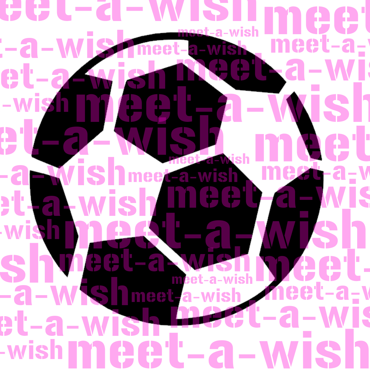 Glitzertattoo und Airbrush Schablone - Fussball
