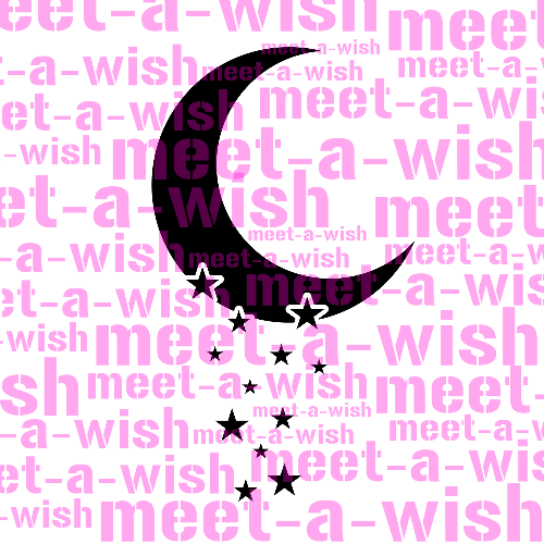 Mond-und-Sterne Glitzertattoo und Airbrush Schablone - Mond und Sterne
