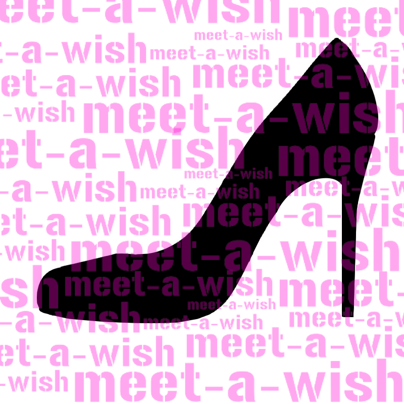 High-Heels Glitzertattoo und Airbrush Schablone - High Heels
