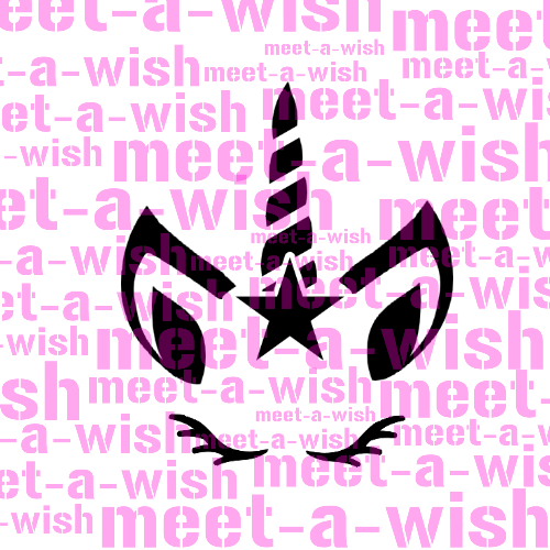 Unicorn-Lashers Glitzertattoo und Airbrush Schablone - Einhorn