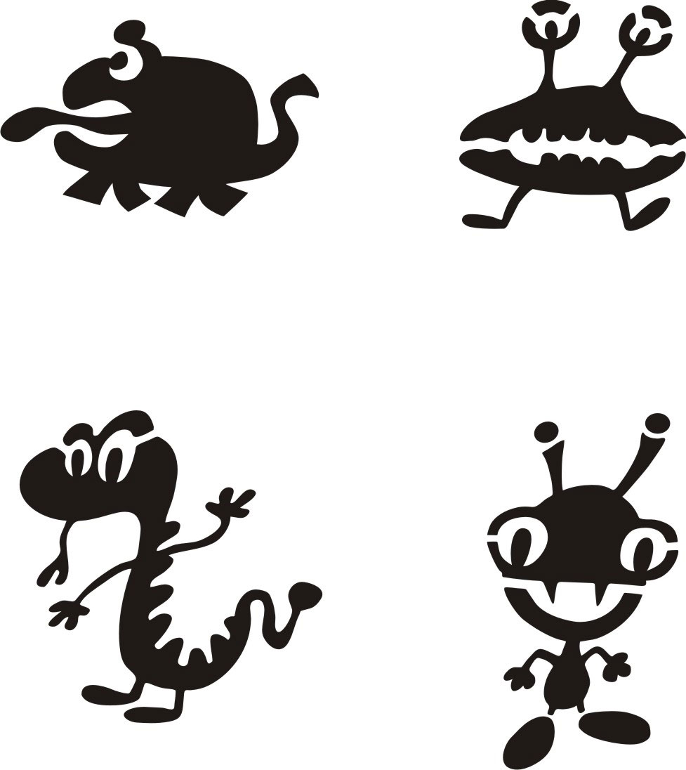 55adef4cc5279054e02c493725a839cc Glitzertattoo und Airbrush Schablone - Aliens