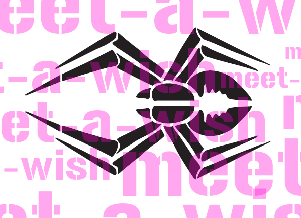Spider58824e5e8c910 Glitzertattoo und Airbrush Schablone - Spinne