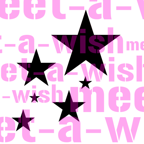Sterne Glitzertattoo und Airbrush Schablone - Sterne