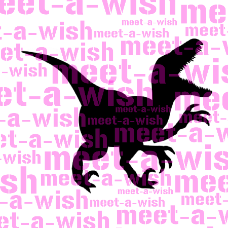 Raptor Glitzertattoo und Airbrush Schablone - Dino Raptor