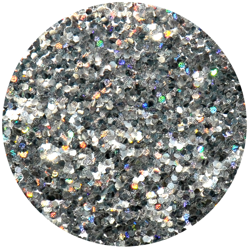 Bio Glitzer Silber Holo (grob)