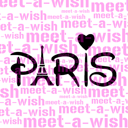 Paris Glitzertattoo und Airbrush Schablone - Paris