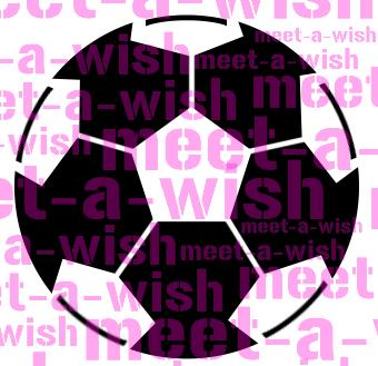 fussball Glitzertattoo und Airbrush Schablone - Fussball
